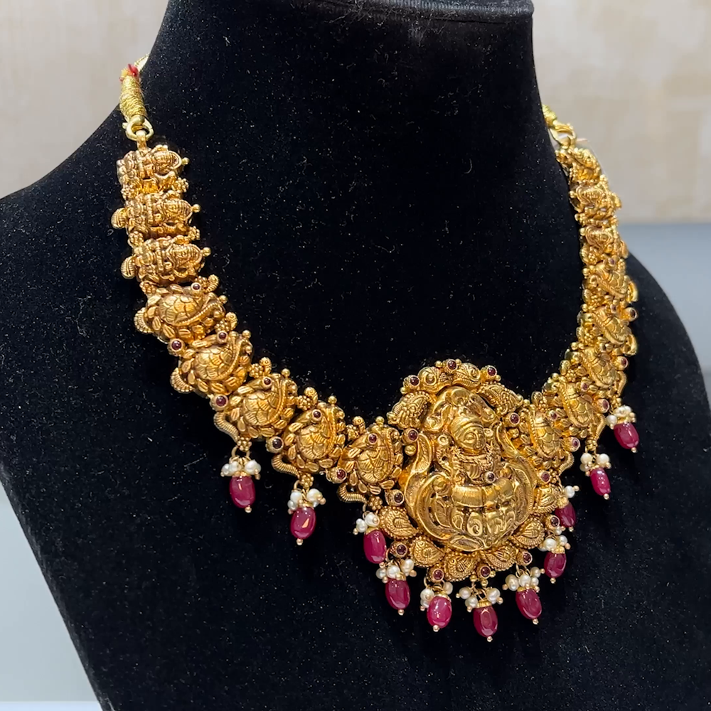 MUKUNDA JEWELLERS 34.328gms NECKLACE 22K Yellow Gold