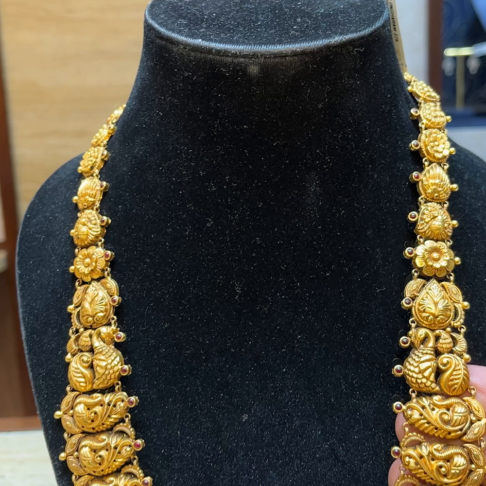 Chennai Shopping Mall 57.15gms HARAMS 22K Yellow Gold