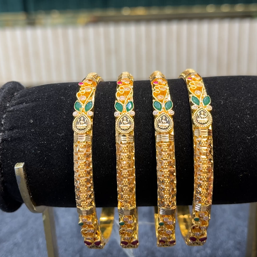 Kriya Jewellers 55.73gms BANGLES 22K Yellow Gold