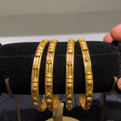 CMR 42.695gms BANGLES 22K Yellow Gold