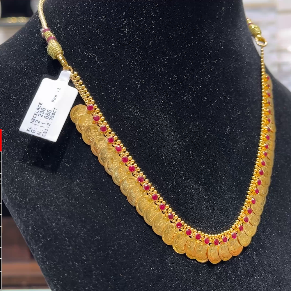 SOUTH INDIA 11.686gms NECKLACE 22K Yellow Gold