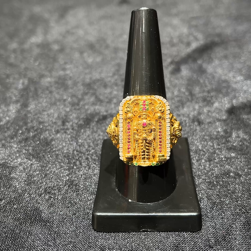 MUKUNDA JEWELLERS 16.831gms Ring 22K Yellow Gold