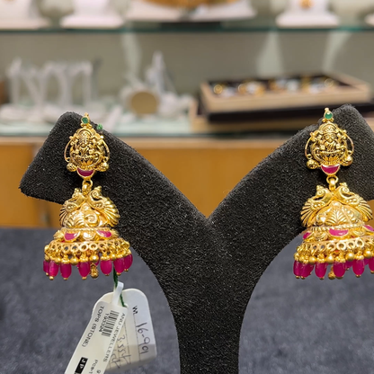 Anu Jewellers 13.661gms EARRINGS 22K Yellow Gold