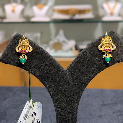 Anu Jewellers 2.88gms EARRINGS 22K Yellow Gold