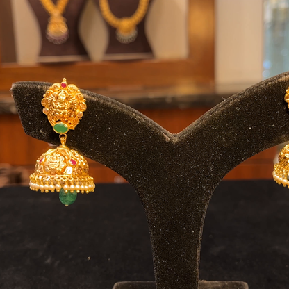 SRI RAM 12.76gms EARRINGS 22K Yellow Gold