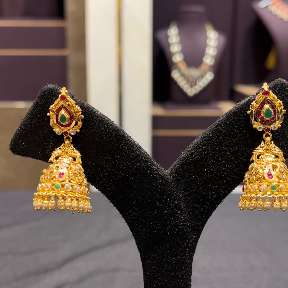 CMR 13.705gms EARRINGS 22K Yellow Gold