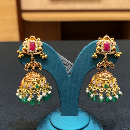 Chennai Shopping Mall 22.932gms EARRINGS 22K Yellow Gold