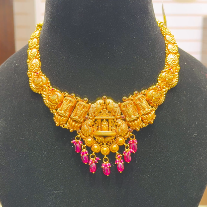 SOUTH INDIA 25.95gms NECKLACE 22K Yellow Gold