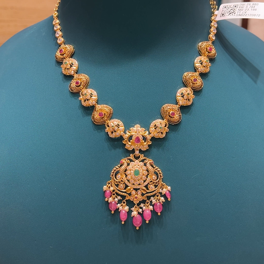 Chennai Shopping Mall 23.196gms NECKLACE 22K Yellow Gold