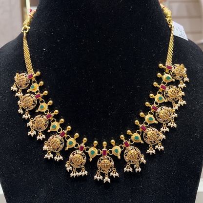 SOUTH INDIA 23.94gms NECKLACE 22K Yellow Gold