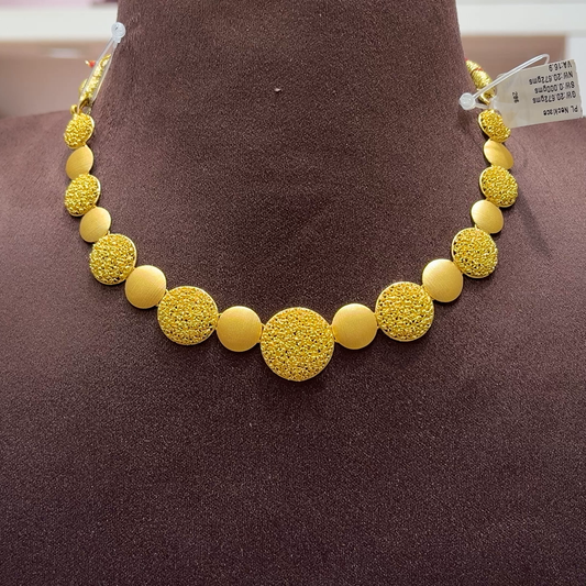 SwarnaKanchi 20.672gms NECKLACE 22K Yellow Gold