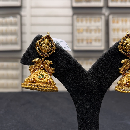 SOUTH INDIA 14.942gms EARRINGS 22K Yellow Gold