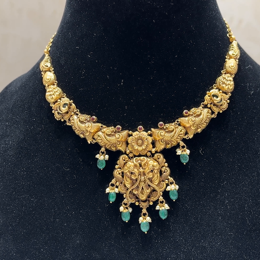 MUKUNDA JEWELLERS 17.96gms NECKLACE 22K Yellow Gold