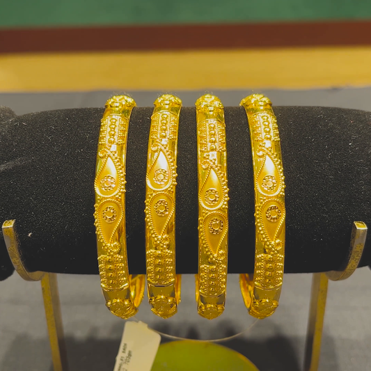 CMR 42.703gms BANGLES 22K Yellow Gold