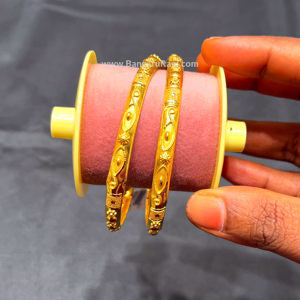 Anu Jewellers 12.09gms BANGLES 22K Yellow Gold