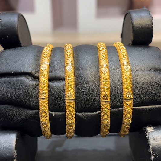 SwarnaKanchi 35.125gms BANGLES 22K Yellow Gold