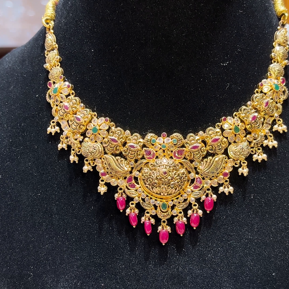 MUKUNDA JEWELLERS 21.79gms NECKLACE 22K Yellow Gold