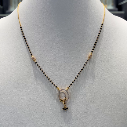 Anu Jewellers 4.761gms SHORT BLACK BEADS 22K Yellow Gold