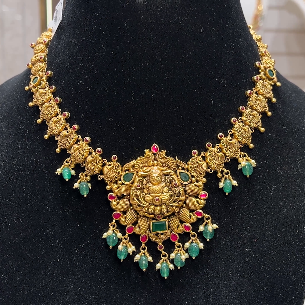 SOUTH INDIA 24.042gms NECKLACE 22K Yellow Gold