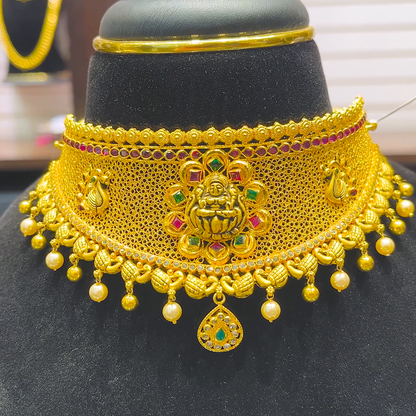 SOUTH INDIA 44.234gms NECKLACE 22K Yellow Gold