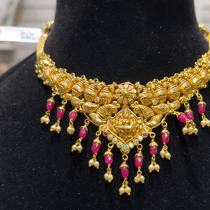 SOUTH INDIA 12.62gms NECKLACE 22K Yellow Gold