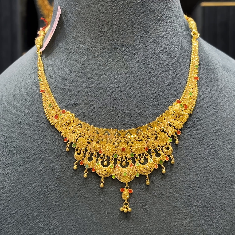 Kriya Jewellers 23.47gms NECKLACE 22K Yellow Gold