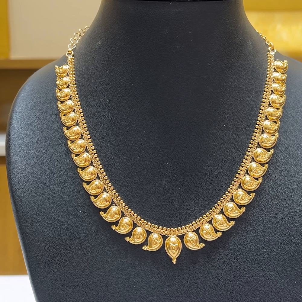 MUKUNDA JEWELLERS 20.915gms NECKLACE 22K Nakshi