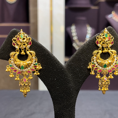 CMR 13.097gms EARRINGS 22K Yellow Gold