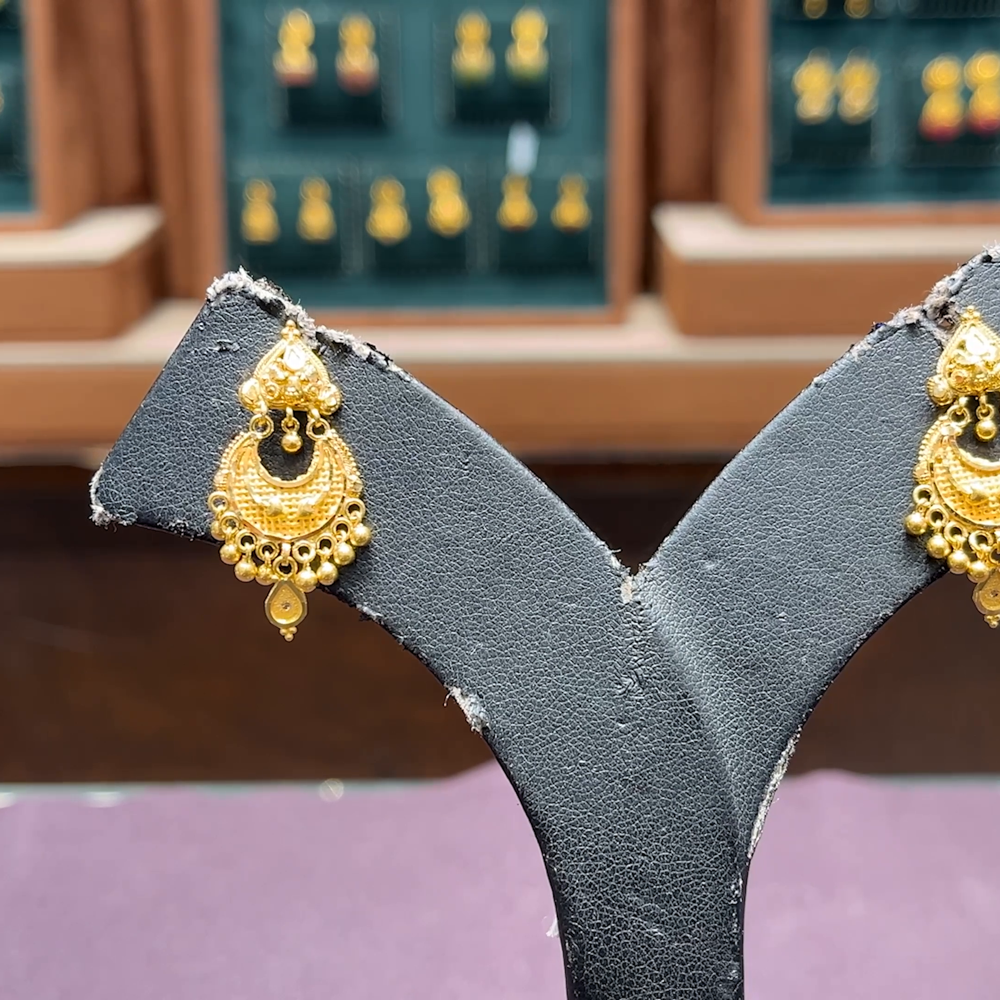 CMR 5.002gms EARRINGS 22K Yellow Gold