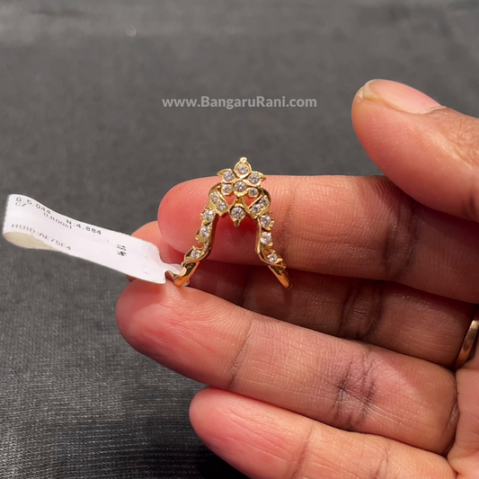 Anu Jewellers 4.884gms Ring 22K Yellow Gold