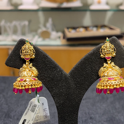 Anu Jewellers 13.661gms EARRINGS 22K Yellow Gold