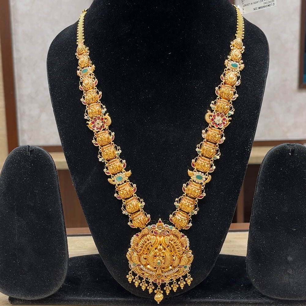 Chennai Shopping Mall 46.7gms HARAMS 22K Yellow Gold