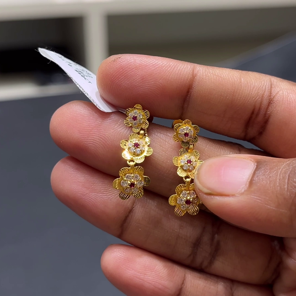 [make to order] 3.182gms EARRINGS 22K