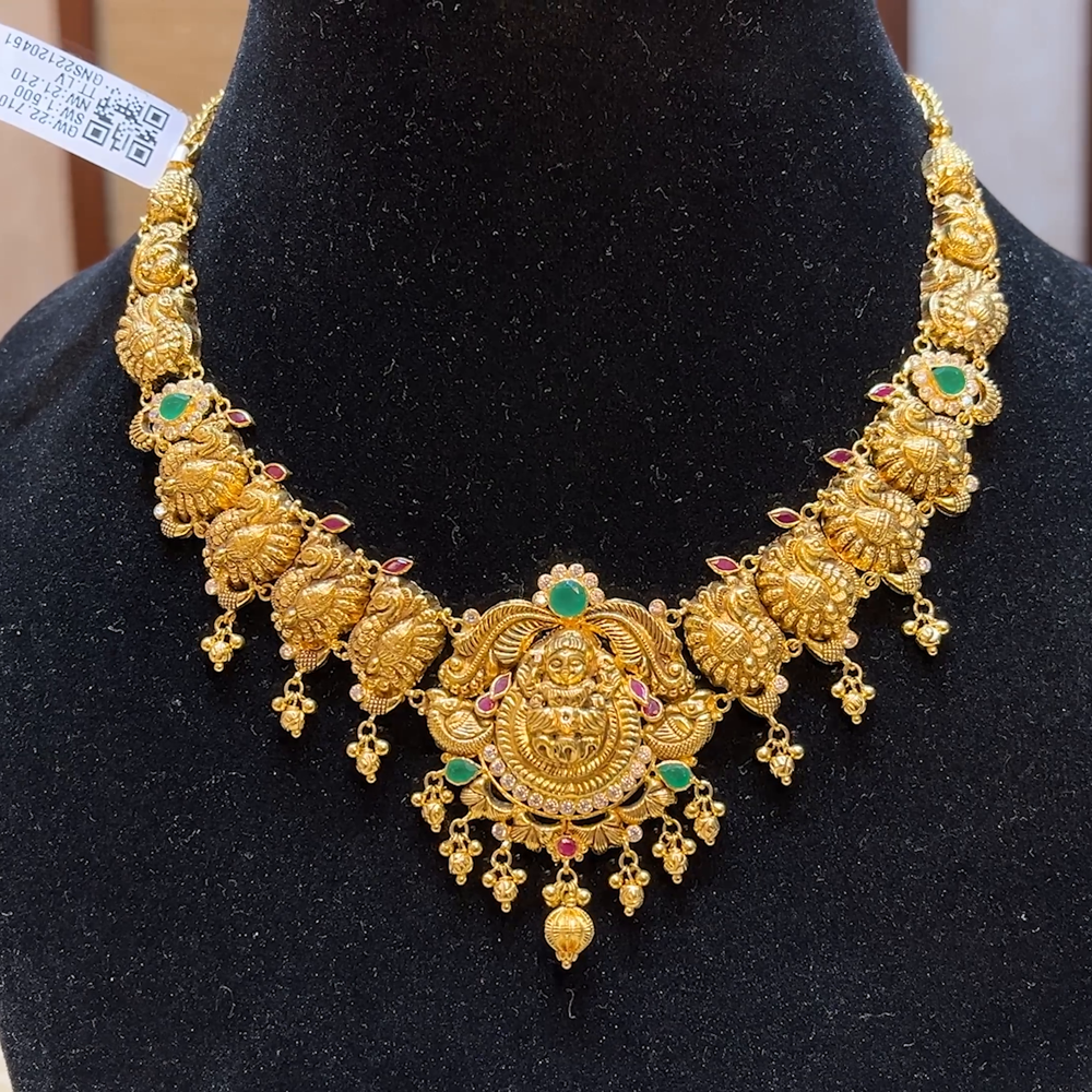 Chennai Shopping Mall 21.21gms NECKLACE 22K Yellow Gold