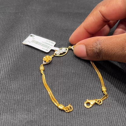 Anu Jewellers 5.888gms Bracelets 22K Yellow Gold