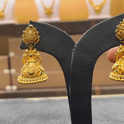 CHANDANA Brothers 11.7gms EARRINGS 22K Yellow Gold