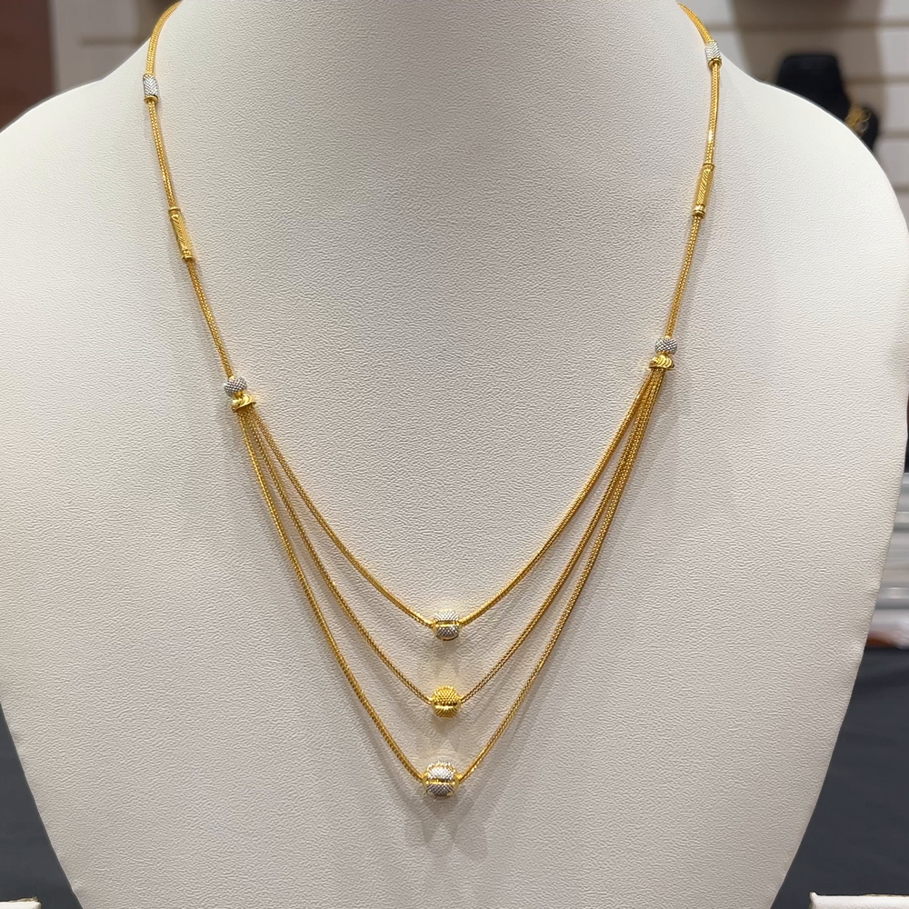 RS BROTHERS 13.687gms CHAINS 22K Yellow Gold