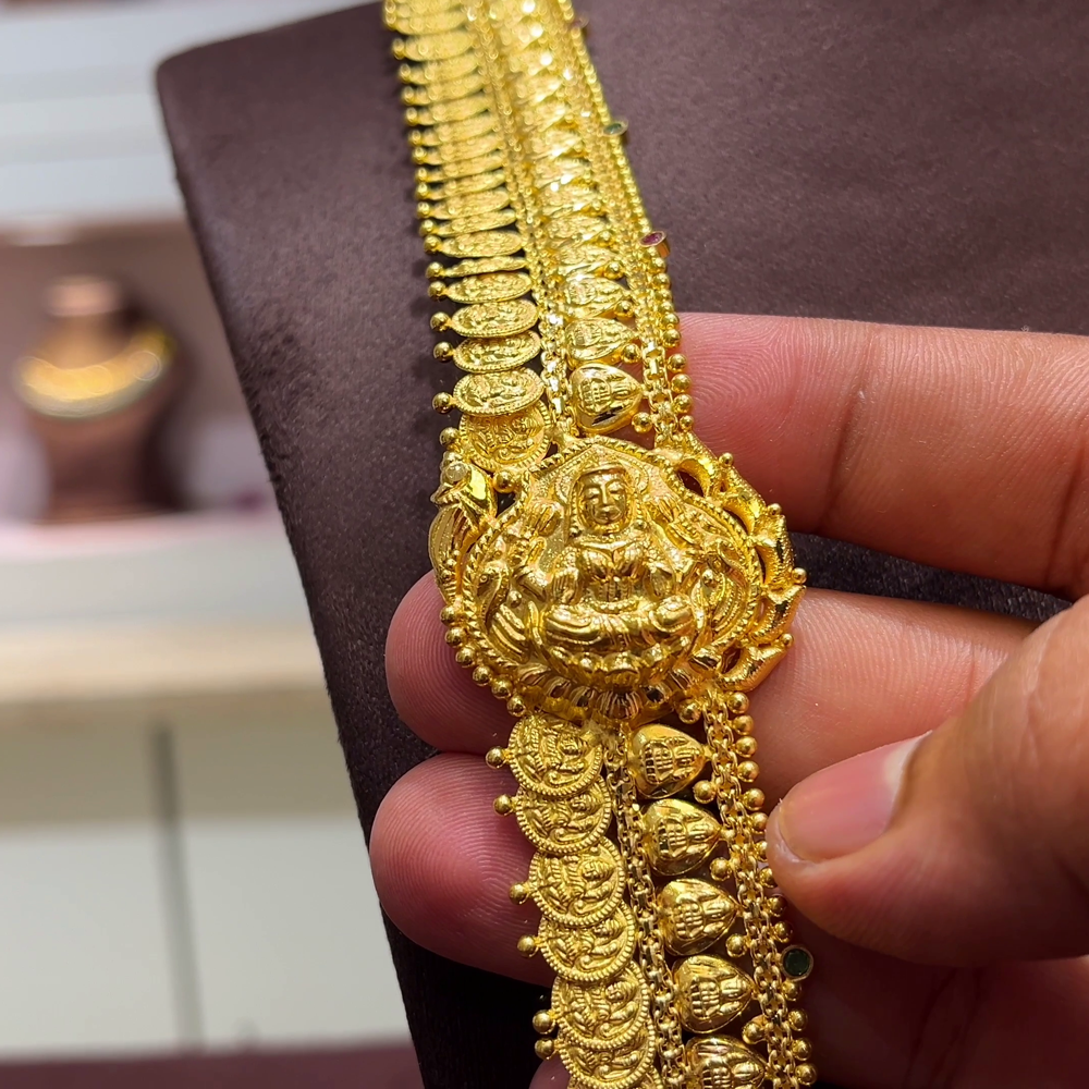 SwarnaKanchi 53.746gms HARAMS 22K Yellow Gold