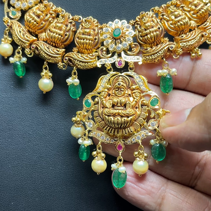 Chennai Shopping Mall 32.78gms NECKLACE 22K Antique