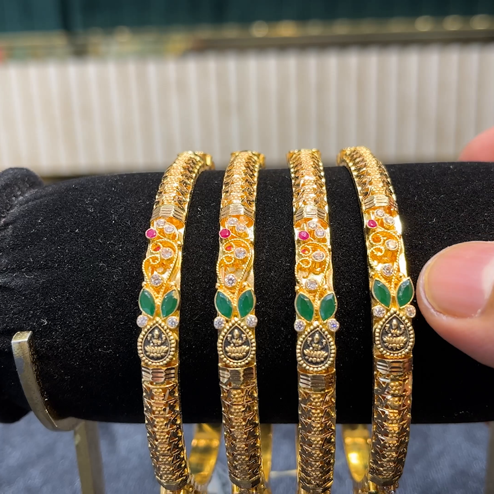 Kriya Jewellers 55.73gms BANGLES 22K Yellow Gold