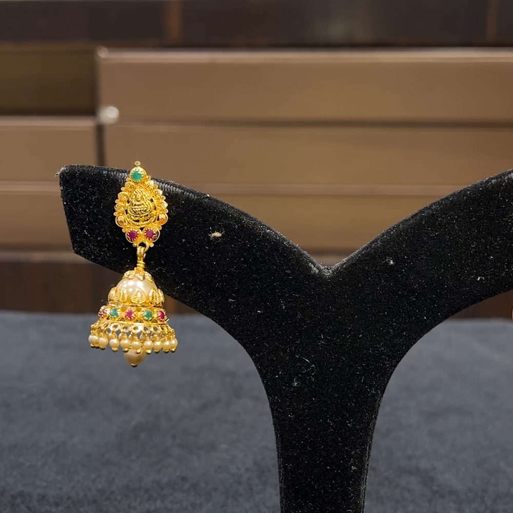 CHANDANA Brothers 9.56gms EARRINGS 22K Yellow Gold