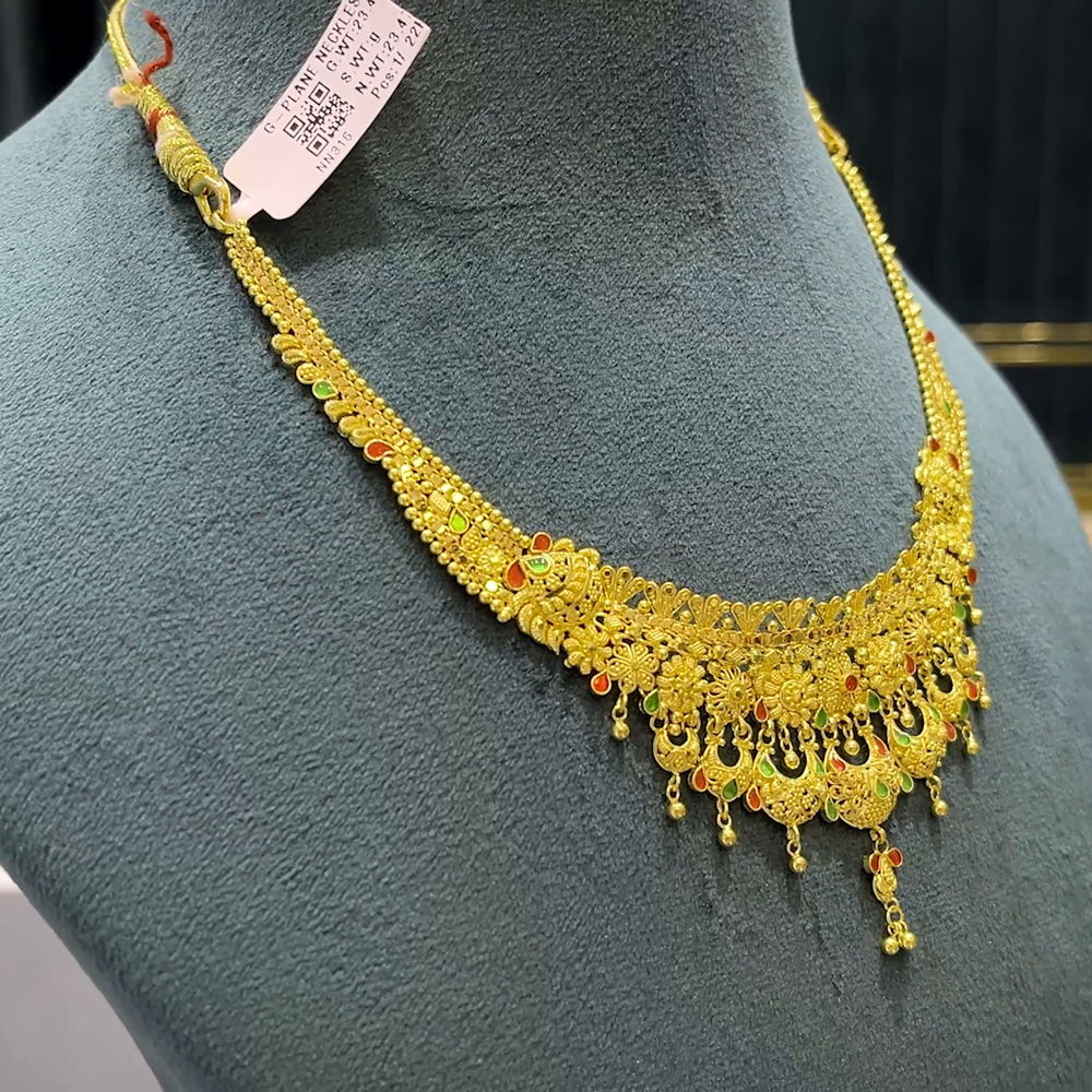 Kriya Jewellers 23.47gms NECKLACE 22K Yellow Gold