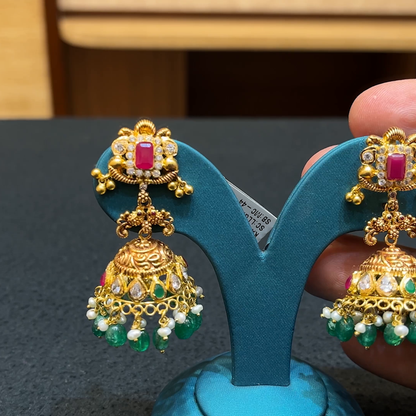 Chennai Shopping Mall 22.932gms EARRINGS 22K Yellow Gold