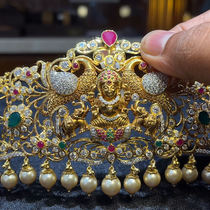 MUKUNDA JEWELLERS 137.202gms VADDANAM 22K Yellow Gold