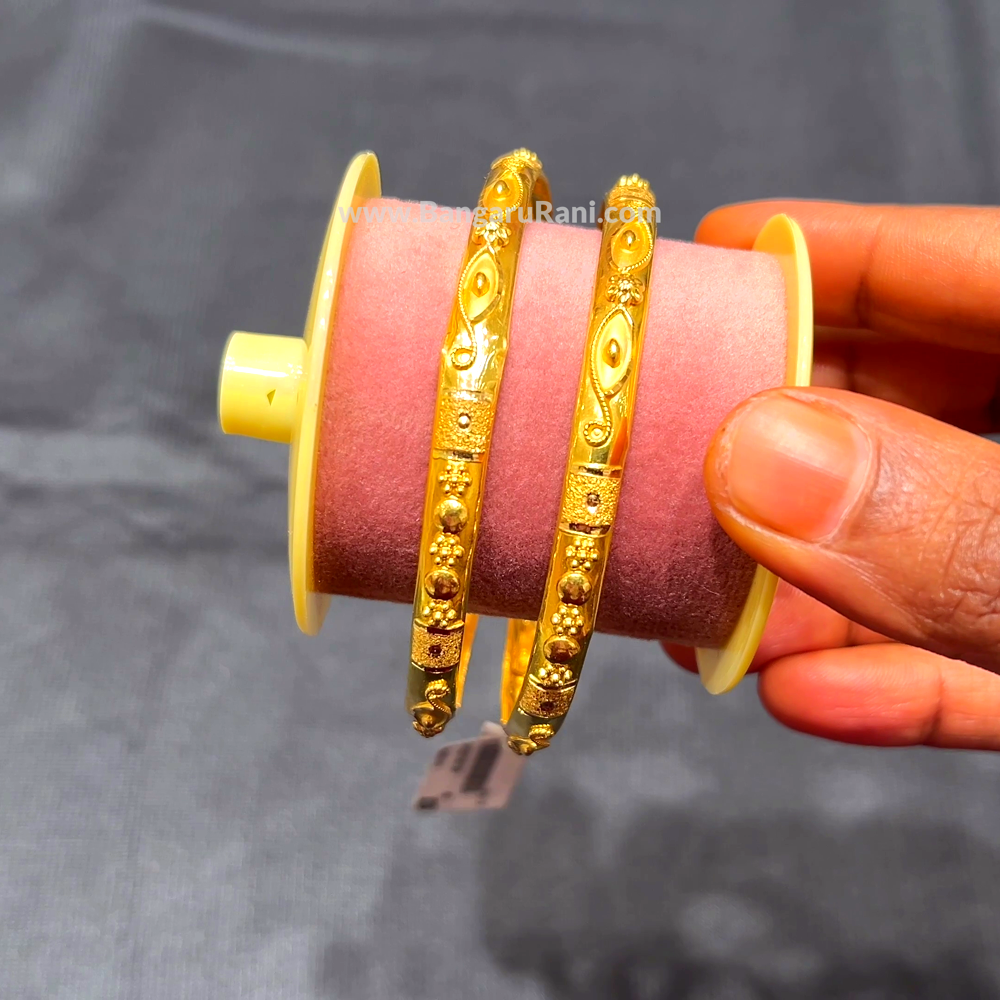 Anu Jewellers 12.09gms BANGLES 22K Yellow Gold