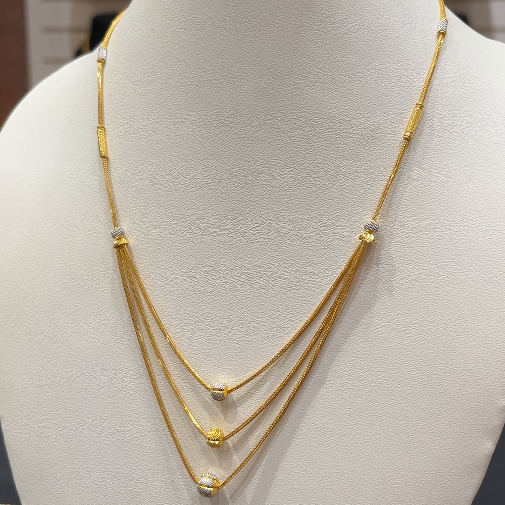 RS BROTHERS 13.687gms CHAINS 22K Yellow Gold