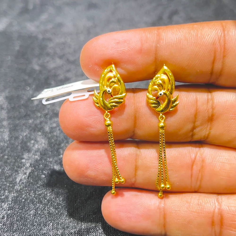 CMR 5.058gms EARRINGS 22K Yellow Gold