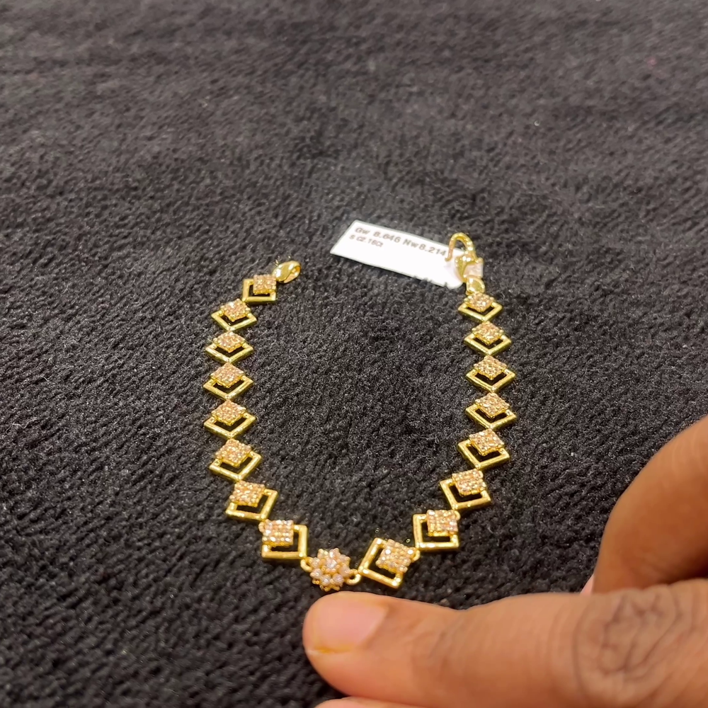 CHANDANA Brothers 8.214gms BANGLES 22K Yellow Gold