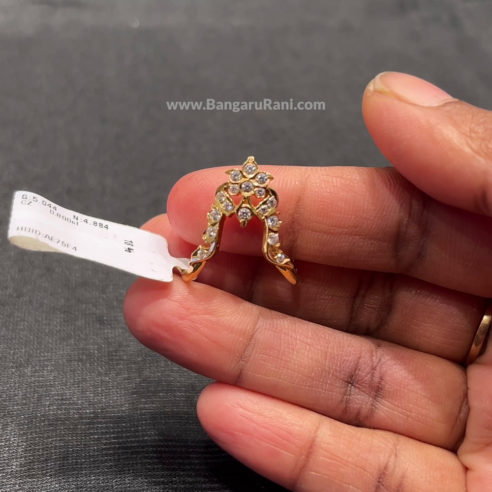 Anu Jewellers 4.884gms Ring 22K Yellow Gold