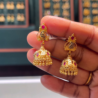 CMR 8.94gms EARRINGS 22K Yellow Gold